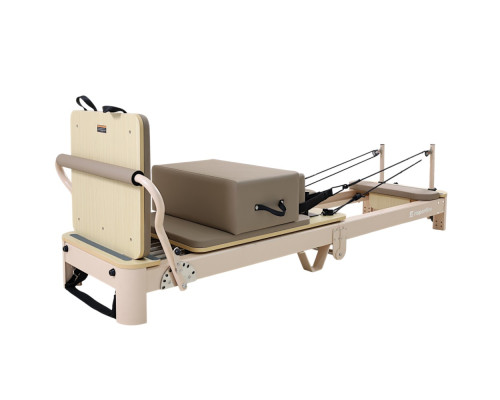 Pilates Reformer inSPORTline Comfolder EVO, бежевий
