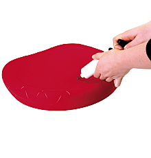 Подушка асиметрична сенсомоторна SISSEL Sitfit Plus, червона