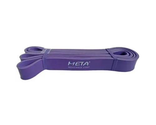 Гумка-петля силова Meta Elastic power band light 2,9 х 208 см, фіолетова