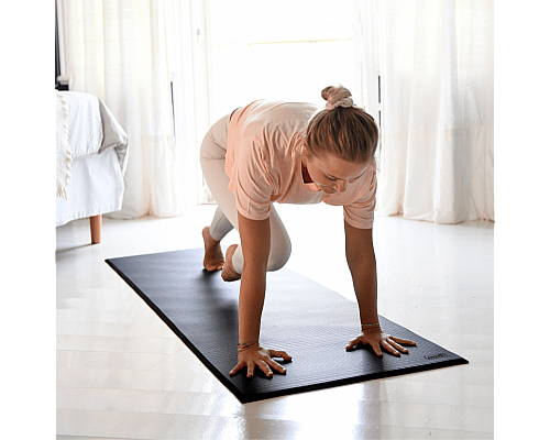 Килимок для вправ SISSEL Gym Mat Plus 180 x 60 x 1,0 см - чорний