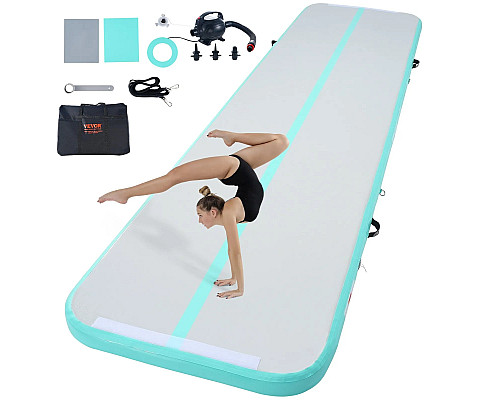 Килимок надувний VEVOR, біло-голубий