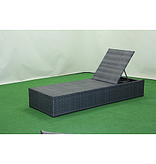 Шезлонг Greengard Кариби 200 х 70 х 31 см - сірий