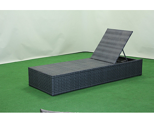 Шезлонг Greengard Кариби 200 х 70 х 31 см - сірий