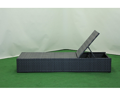 Шезлонг Greengard Кариби 200 х 70 х 31 см - сірий