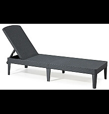 Шезлонг Keter Jaipur, 187 х 58 х 29 см - графіт
