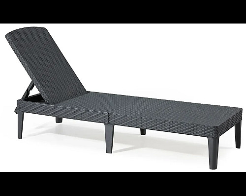 Шезлонг Keter Jaipur, 187 х 58 х 29 см - графіт