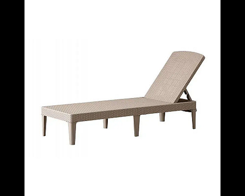 Шезлонг Keter Jaipur, 187 х 58 х 29 см - капучино