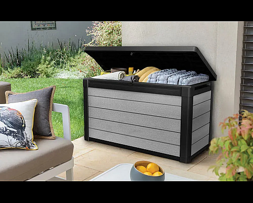 Скриня садова Keter Denali DuoTech 380, сіра