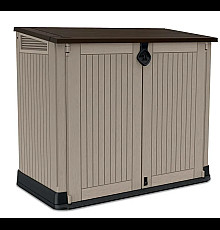Шафа садова Keter Store-It-Out Midi 845 л, капучино