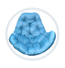 Подушка для крісла-кокона Greengard 10-34 130 х 110 х 8 см, блакитна