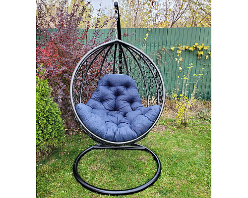 Подушка для крісло-кокона Greengard 10-35 130 х 110 х 8 см, синя