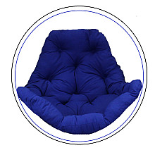 Подушка для крісла-кокона Greengard 10-01 130 х 110 х 8 см, синя