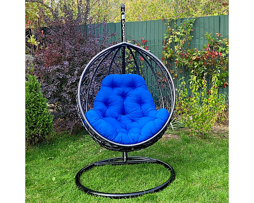 Подушка для крісла-кокона Greengard 10-01 130 х 110 х 8 см, синя