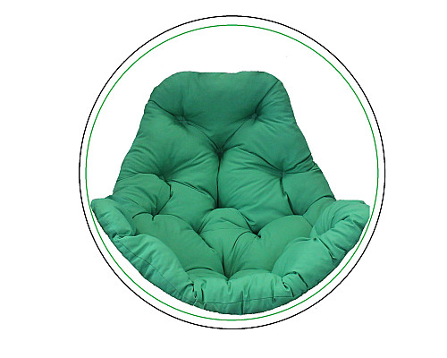 Подушка для крісла-кокона Greengard 10-02 130 х 110 х 8 см, зелена