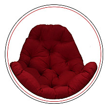 Подушка для крісла-кокона Greengard 10-04 130 х 110 х 8 см, червона