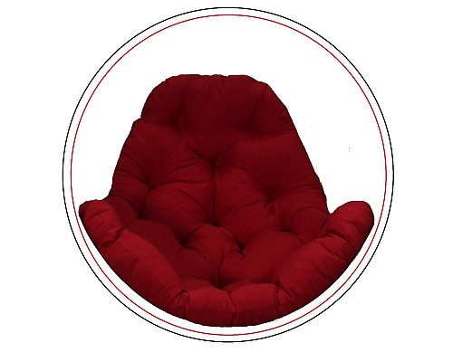 Подушка для крісла-кокона Greengard 10-04 130 х 110 х 8 см, червона