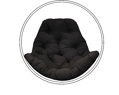 Подушка для крісла-кокона Greengard 10-06 130 х 110 х 8 см, коричнева