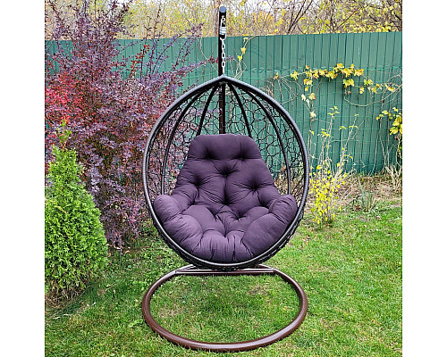 Подушка для крісла-кокона Greengard 10-06 130 х 110 х 8 см, коричнева