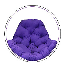 Подушка для крісла-кокона Greengard 10-10 130 х 110 х 8 см, фіолетова