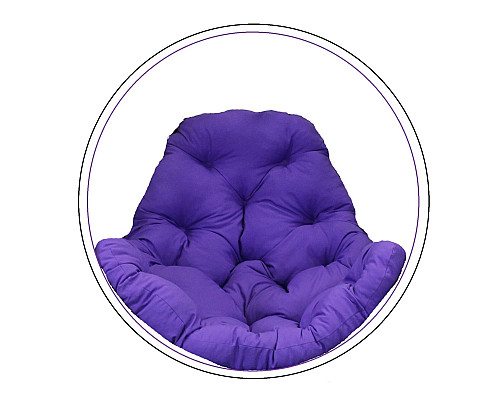 Подушка для крісла-кокона Greengard 10-10 130 х 110 х 8 см, фіолетова