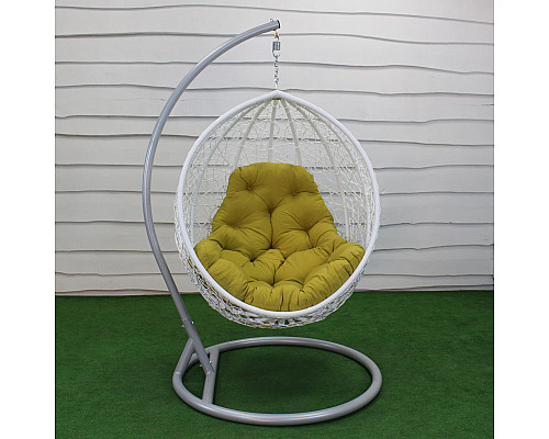Подушка для крісла-кокона Greengard 10-11 130 х 110 х 8 см, жовта