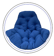 Подушка для крісла-кокона Greengard 10-13 130 х 110 х 8 см, синя
