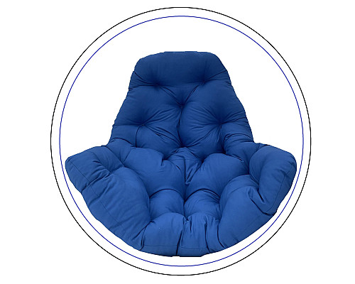 Подушка для крісла-кокона Greengard 10-13 130 х 110 х 8 см, синя