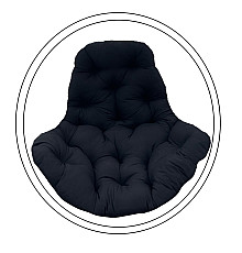 Подушка для крісла-кокона Greengard 10-14 130 х 110 х 8 см, чорна