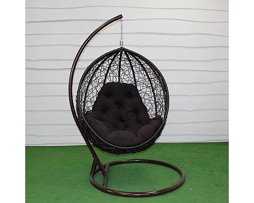 Подушка для крісла-кокона Greengard 10-14 130 х 110 х 8 см, чорна