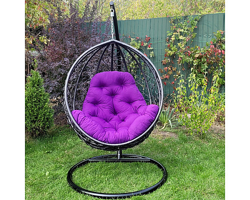 Подушка для крісла-кокона Greengard 10-16 130 х 110 х 8 см, фіолетова