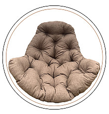 Подушка для крісло-кокона Greengard 10-17 130 х 110 х 8 см, коричнева