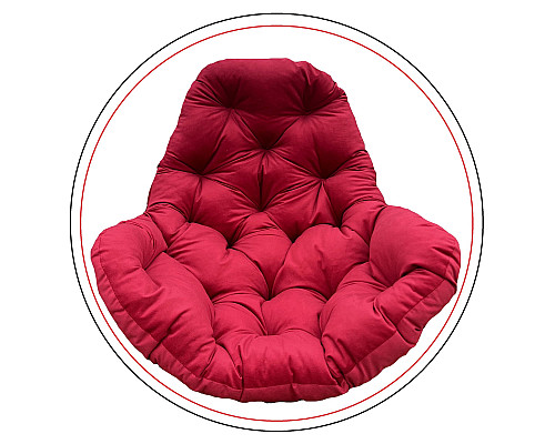 Подушка для крісла-кокона Greengard 10-18 130 х 110 х 8 см, червона
