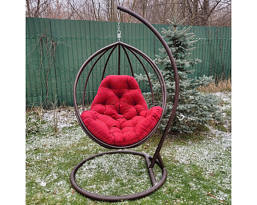 Подушка для крісла-кокона Greengard 10-18 130 х 110 х 8 см, червона