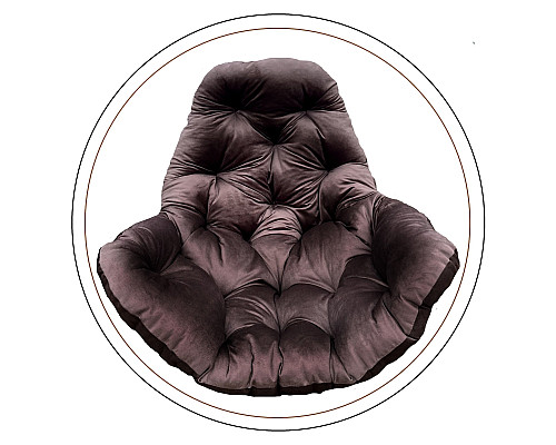 Подушка для крісло-кокона Greengard 10-19 130 х 110 х 8 см, коричнева