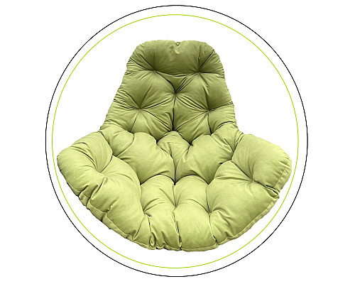 Подушка для крісла-кокона Greengard 10-20 130 х 110 х 8 см, зелена