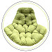 Подушка для крісла-кокона Greengard 10-20 130 х 110 х 8 см, зелена
