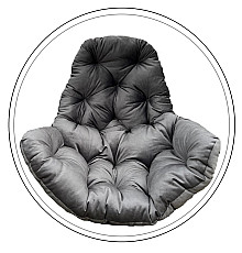 Подушка для крісло-кокона Greengard 10-21 130 х 110 х 8 см, сіра