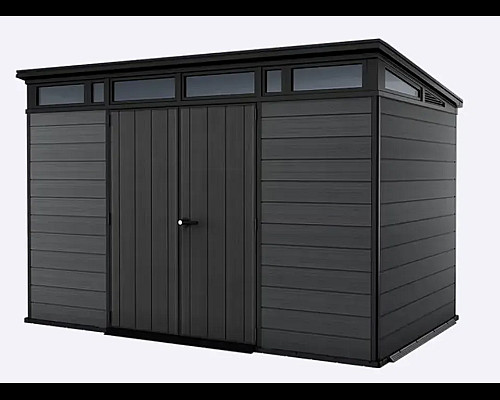 Будиночок садовий Keter Cortina 2.0 342 х 216 х 226 см, темно-сірий
