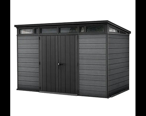 Будиночок садовий Keter Cortina 2.0 342 х 216 х 226 см, темно-сірий