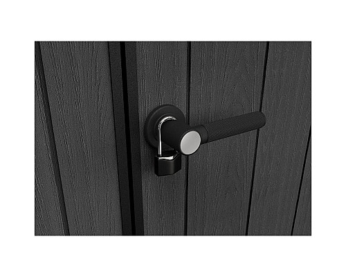 Будиночок садовий Keter Cortina 218 х 214 х 226 см, темно-сірий