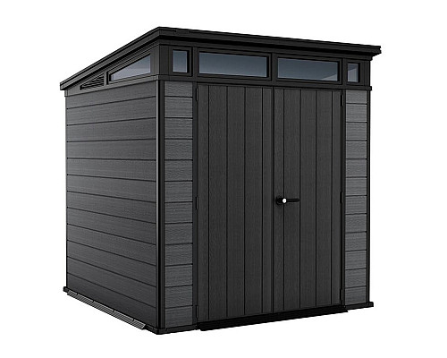 Будиночок садовий Keter Cortina 218 х 214 х 226 см, темно-сірий