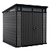 Будиночок садовий Keter Cortina 218 х 214 х 226 см, темно-сірий
