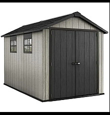 Будиночок садовий Keter OAKLAND 7511 229см х 350 х 242 см, коричнево-сірий