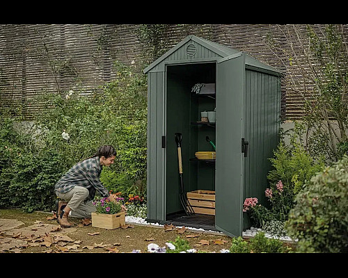 Будиночок садовий Keter Darwin 118 х 117 х 205 см, зелений