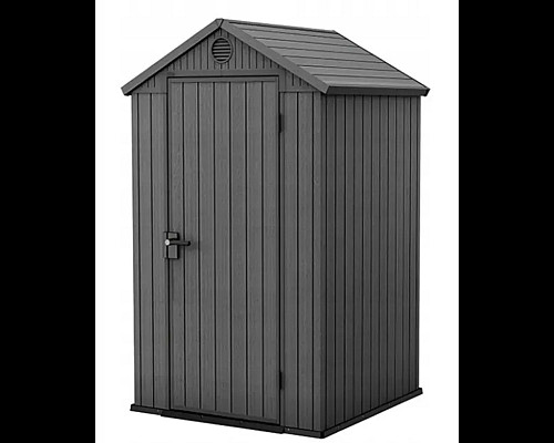 Будиночок садовий Keter Darwin 118 х 117 х 205 см, сірий