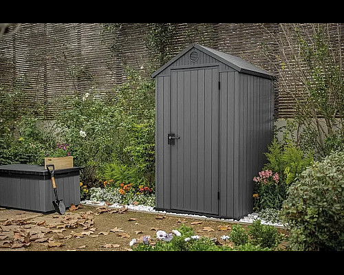Будиночок садовий Keter Darwin 118 х 117 х 205 см, сірий