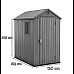 Будиночок садовий Keter Darwin 185 х 126 х 205 см, коричневий