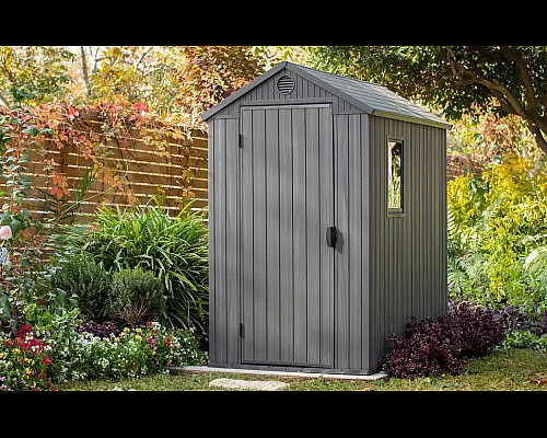 Будиночок садовий Keter Darwin 185 х 126 х 205 см, сірий