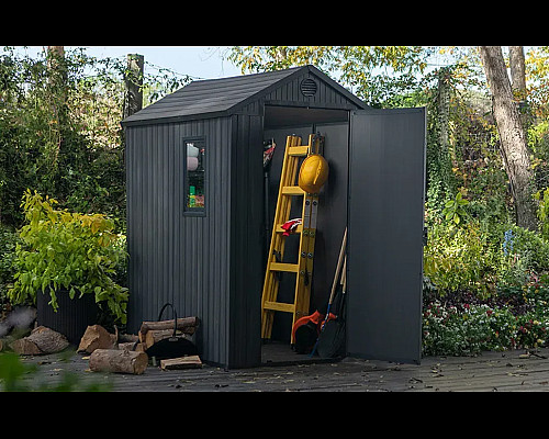 Будиночок садовий Keter Darwin 185 х 126 х 205 см, сірий
