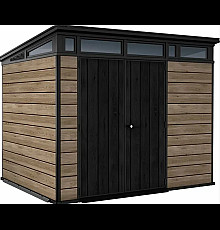 Будиночок садовий Keter Signature Pent 279 х 216 х 226 см, коричневий
